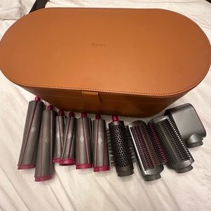 Dyson Airwrap attachments - including long barrels & storage box